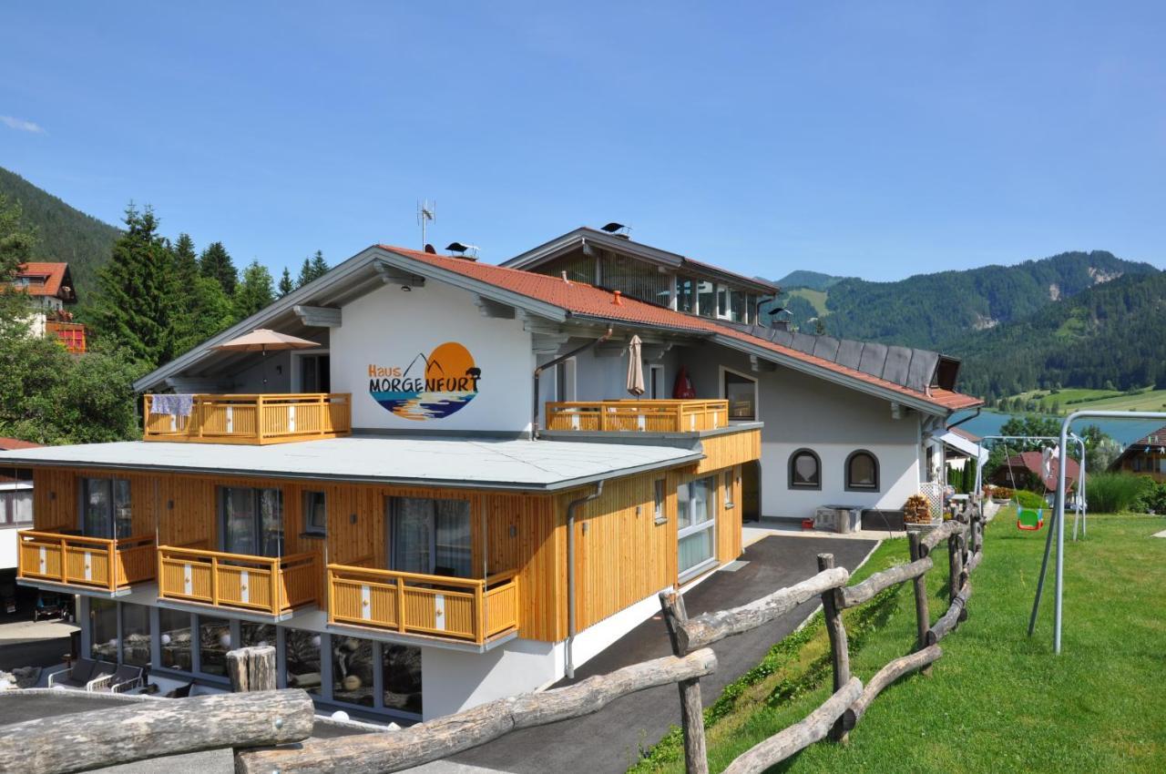 Morgenfurt - Appartements 3 Sterne und Erdhäuser 4 Sterne in Alleinlage Weissensee Exterior foto