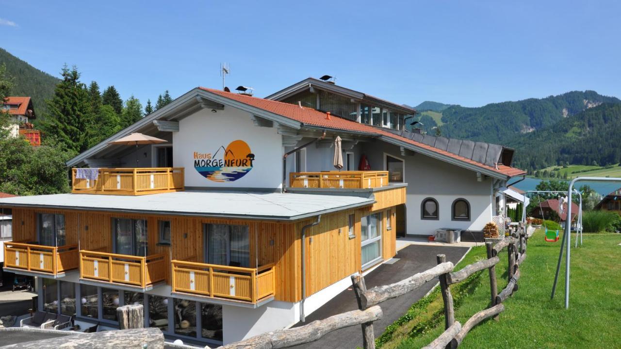 Morgenfurt - Appartements 3 Sterne und Erdhäuser 4 Sterne in Alleinlage Weissensee Exterior foto